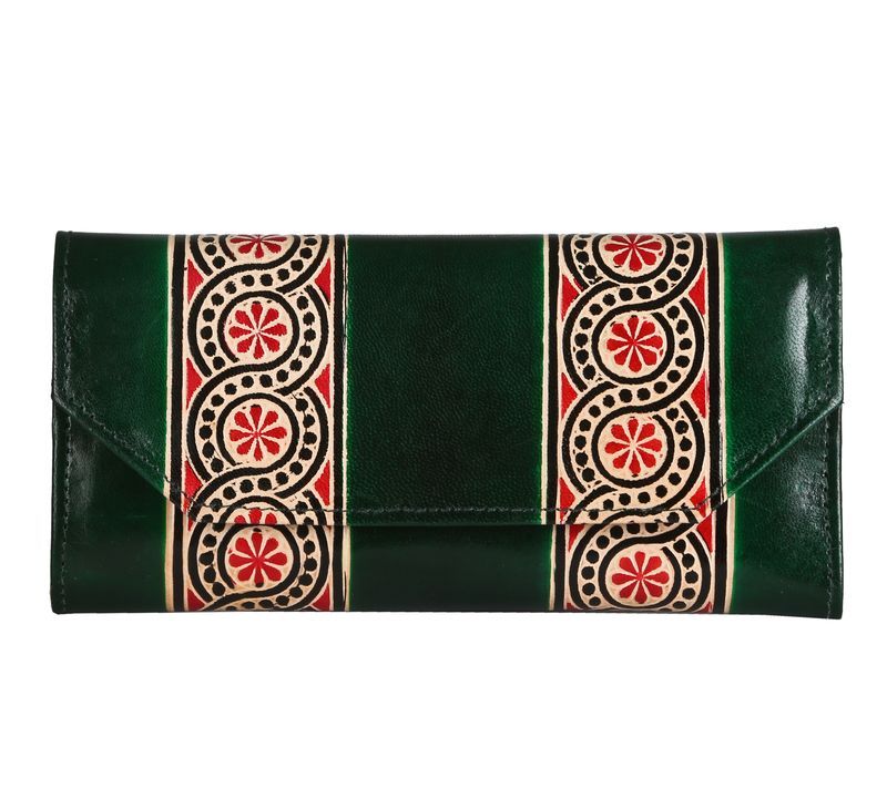 Clutch Purse - Shantiniketan Leather Purse